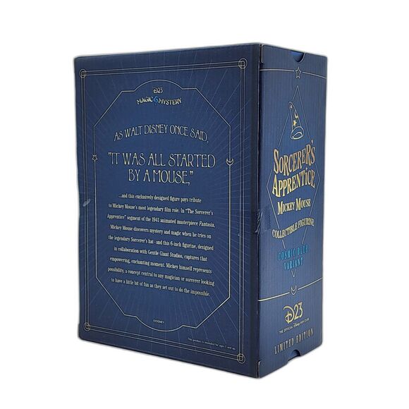 Disney D23 15th Event Sorcerer's Apprentice Mickey Cosmic Blue Variant Figurine - Picture 3 of 6